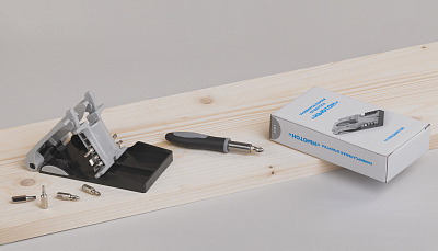 Универсальная отвертка "Ньютон", серый с черным