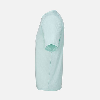 Футболка спортивная унисекс Vortex, зелено-голубая