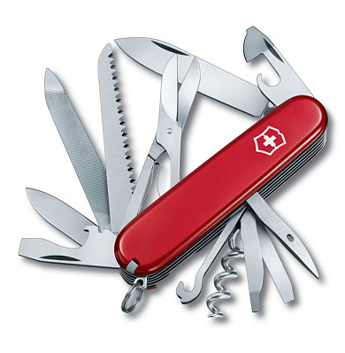 Нож перочинный VICTORINOX Ranger, 91 мм, 21 функция  (Красный)