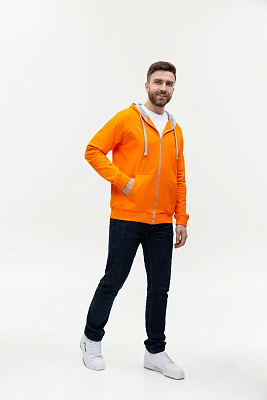 Толстовка мужская STAN с капюшоном на молнии футер без начёса 260, 61