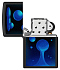 Зажигалка ZIPPO Lava Lamp с покрытием Black Light, латунь/сталь, черная,матовая 38x13x57 мм - Фото 4