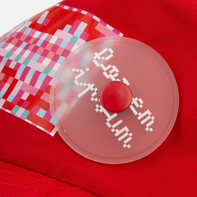 Лейбл из ПВХ Dzeta Round, L, прозрачный