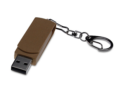 USB 3.0- флешка промо Варуна на 16 Гб с поворотным механизмом (Коричневый)