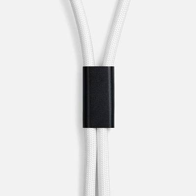 Кабель-ланьярд energyFlex Power Delivery 60 Вт, белый