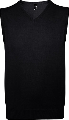 Жилет унисекс Gentlemen, темно-синий (Чёрный)