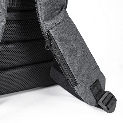 Рюкзак водостойкий "Hit", серый, 45х31х14 см, 100% полиэстер 