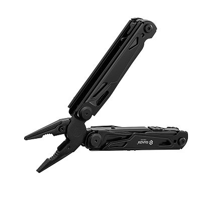 Мультитул Ganzo G303 24 в 1 серебро с полноразмерными ножницами