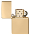 Зажигалка ZIPPO Armor® с покрытием High Polish Brass, латунь/сталь, золотистая, 38x13x57 мм - Фото 4