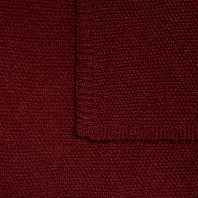 Плед Longview, темно-красный (винный)