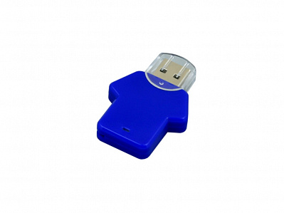 USB 2.0- флешка на 32 Гб в виде футболки (Синий)