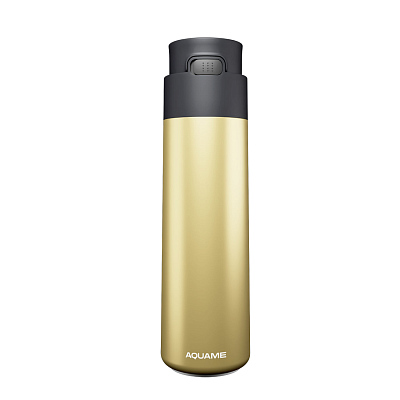 Умная бутылка-термос Aquame 2.0, розовое золото