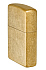 Зажигалка ZIPPO Classic с покрытием Tumbled Brass, латунь/сталь, золотистая, матовая, 38x13x57 мм - Фото 7