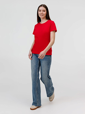 Футболка женская E150, красная