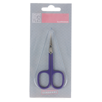 Ножницы Dewal Beauty маникюрные для кутикулы 9 см, фиолетовый