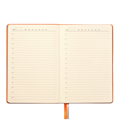 Ежедневник Твид (Tweed) недатированный, оранжевый