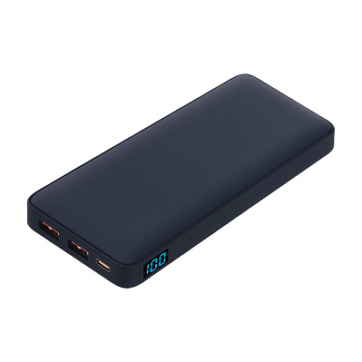 Внешний аккумулятор с подсветкой Ancor PD Plus 10000 mAh  (Синий)