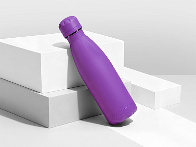 Вакуумная термобутылка  Vacuum bottle C1, soft touch, 500 мл (Фиолетовый)