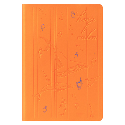 Ежедневник Moon river недатированный, оранжевый