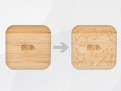 Eмкость для хранения Flake с гравировкой