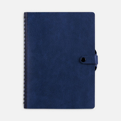 Ежедневник Strep Front на заказ, недатированный  (Синий)