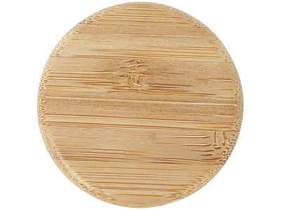 Стеклянная бутылка с бамбуковой крышкой Lume, 500мл