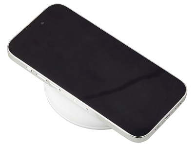 Беспроводное зарядное устройство Disc со встроенным кабелем 2 в 1