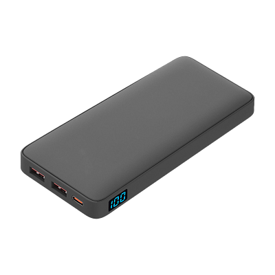 Внешний аккумулятор с подсветкой Ancor PD Plus 10000 mAh, черный (Серый)