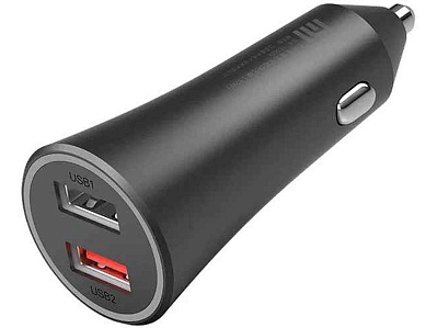 Устройство зарядное автомобильное Mi 37W Dual-Port Car Charger (Черный)