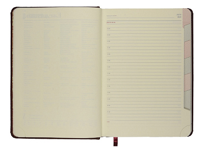 Ежедневник недатированный А5 Velvet Index с индексами