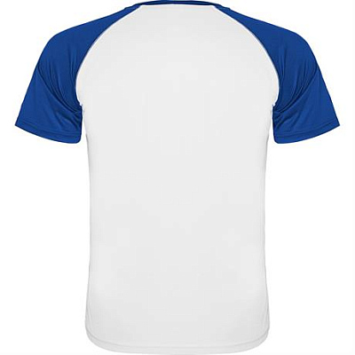 Спортивная футболка INDIANAPOLIS мужская, БЕЛЫЙ/КОРОЛЕВСКИЙ СИНИЙ 3XL