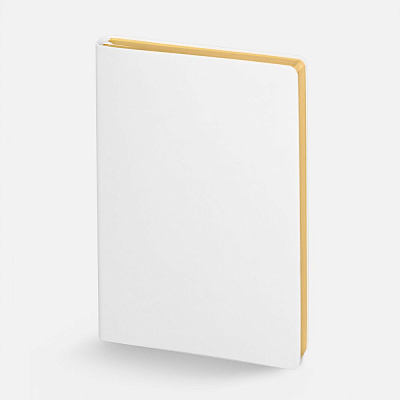 Ежедневник Nebraska Flex, недатированный, белый с золотистым (Золотистый)