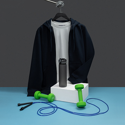 Бутылка для воды Flip, серая