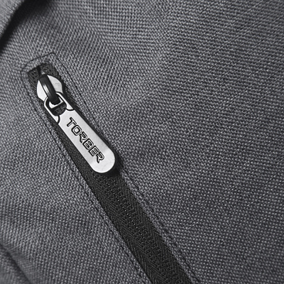 Рюкзак TORBER GRAFFI, серый, полиэстер меланж, 46 х 29 x 18 см