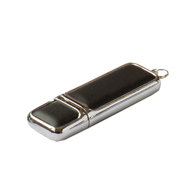 Кожа 01 Брусок кожаный, красный, 4Гб, переходник мини-универсальный