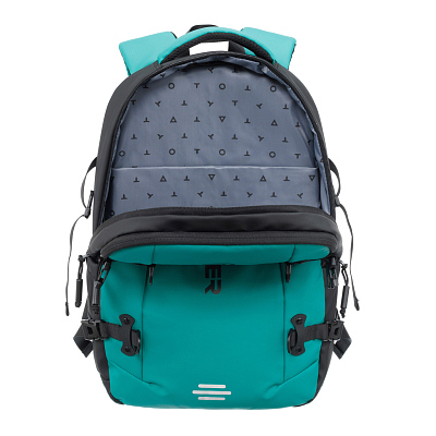 Рюкзак спортивный TORBER Xtreme 18", зелёный/чёрный, 31 х 12 х 46 см, 17л