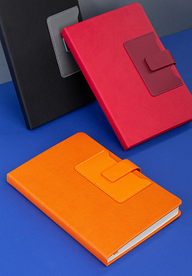 Ежедневник недатированный "Монти", формат А5, оранжевый