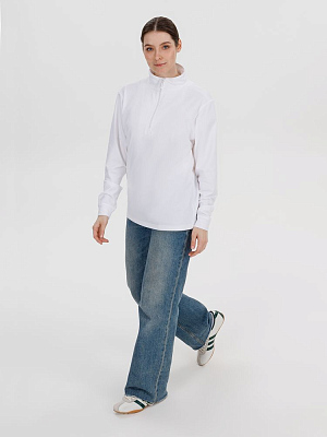 Свитшот на молнии Morfiss, белый