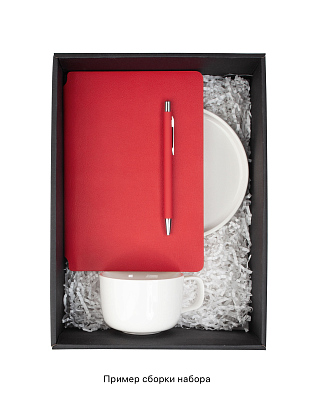 Ежедневник недатированный "Альба", формат А5, гибкая обложка, красный