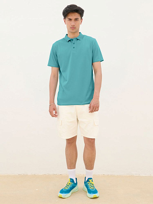 Рубашка поло унисекс Pitcher, розовая (ribbon pink)