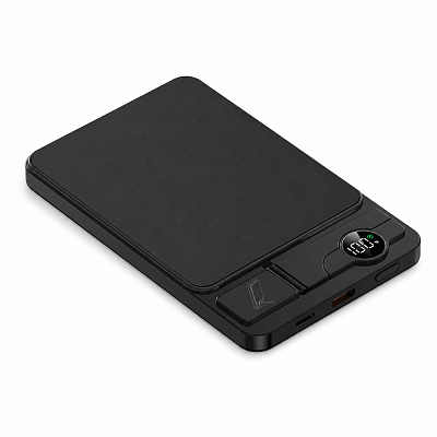 Внешний аккумулятор c беспроводной зарядкой Superb, 5000 mAh, черный