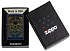 Зажигалка ZIPPO Elements Design с покрытием Navy Matte, латунь/сталь, синяя, матовая, 38x13x57 мм - Фото 6