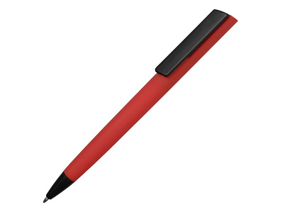 Ручка пластиковая шариковая C1 soft-touch (Красный)