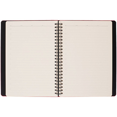 Ежедневник Spring Urban на заказ, недатированный, красный