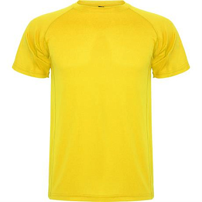Спортивная футболка MONTECARLO мужская, КОРОЛЕВСКИЙ СИНИЙ L (Желтый)