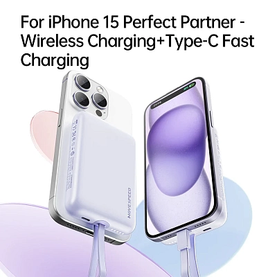 Беспроводной магнитный ПЗУ MOVESPEED L10, фиолетовый