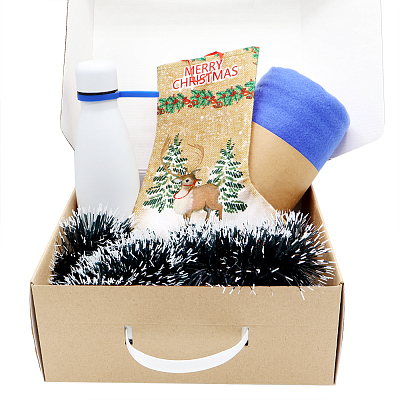 Подарочный набор Теплый вечер , синий