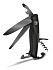 Нож перочинный VICTORINOX RangerGrip 55 Onyx Black, 130 мм, 12 функций, с фиксатором лезвия, чёрный - Фото 2
