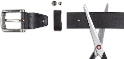 Ремень KLONDIKE Creek, односторонний, натуральная воловья кожа, цвет серый, 120 х 4 см