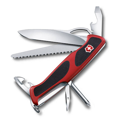 Нож перочинный VICTORINOX RangerGrip 78 130 мм 12 функций с фиксатором лезвия красный с чёрным