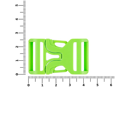 Застежка-пряжка Fibbia, зеленый неон